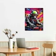 thumbnail image 2 of Nawypu  Graffiti Wall Art DJ Monkey Painting Banksy Gorilla Canvas Music Picture Pop Art Wall Decor, 2 of 4