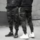 thumbnail image 4 of Pantalones de correr informales para hombre, ropa de calle, pantalones Cargo con múltiples bolsillos, pantalones de chándal para gimnasio y Fitness, moda fina, 2020, 4 of 5