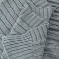 thumbnail image 6 of PiccoCasa Cotton Throw Blanket Cable Knit Decorative Blanket, Light Grey 47"x70", 6 of 7