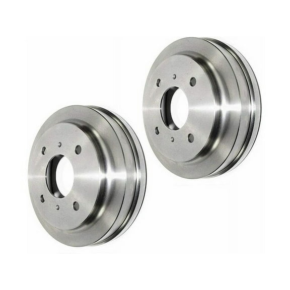 Rear Brake Drum Set - Compatible with 2000 - 2006 Nissan Sentra 2001 2002 2003 2004 2005