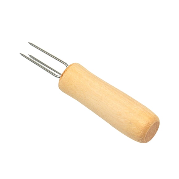Soporte para maíz perfecl Mini brocheta de carne con Mango de madera herramientas para Barbacoa