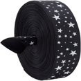 thumbnail image 1 of HAOAN 20Yards Blue Sky White Clouds Ribbon 1 Inch Wide Sky Clouds Polyester Ribbon 0.3mm Thick White and Blue Decorative Ribbon, 1 of 6