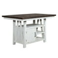 thumbnail image 2 of Farmhouse White 5 Piece Gathering Table Set, 2 of 10