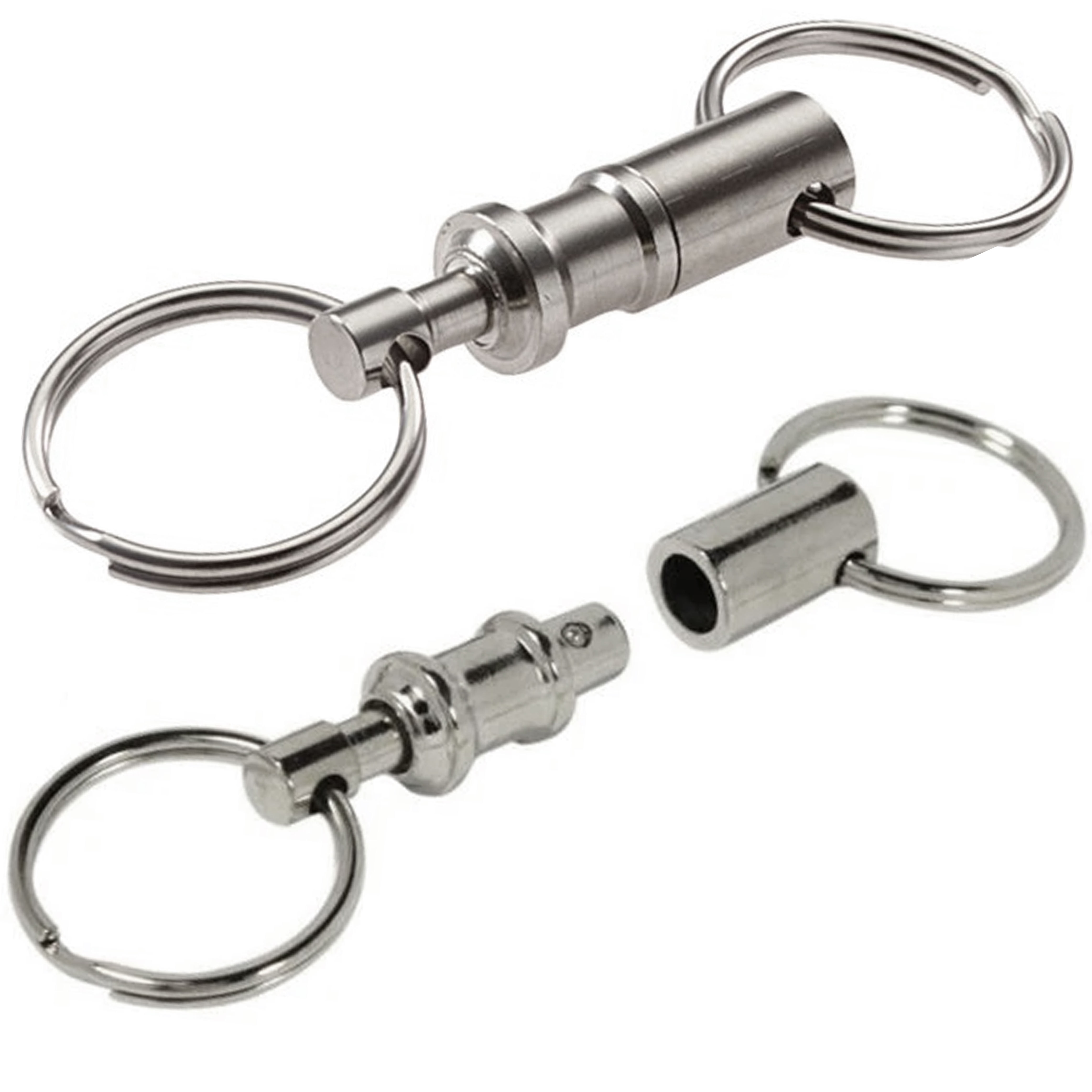 3-Pack Detachable Pull Apart Quick Release Keychain Key Rings/ US Free Shipping 