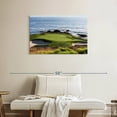 thumbnail image 2 of Elephant Stock Pebble Beach Golf Turf Wall Art - Horizontal Canvas Wall Art - Hallway Wall Decor - Hobbies And Lifestyle Canvas - Brown And Blue Decor - 36" x 24", 2 of 8