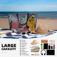 thumbnail image 4 of Lsque Scooby-Doo Beach Travel Bag - Water-Resistant, Large Capacity Lightweight Tote with 7 Pockets for Women and Men - Perfect for Beach, Pool, Gym, and Travel, 4 of 6