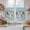 Blue, variant on Vintage Beach Coastal Kitchen Curtain for Berdoom Living Room Cafe 54 Inch Length, Nautical Shell Starfish Coral Summer Tiers Curtains Light Filtering Drapes Window Treatment 2 Panels 52"Wx54"L