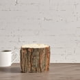 thumbnail image 4 of OUNONA Rustic Wood Bark Planter Pot 10cm Log Flower Pot Tree Stump Plant Container Farmhouse Decor for Indoor Outdoor, 4 of 8