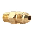 thumbnail image 2 of Straight Coupler Adapter,Brass Oil Gas Fitting Brass Fitting Adapter A Nto NPT Adaptor Streamlined Design, 2 of 14
