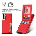 thumbnail image 2 of ELEHOLD for Samsung Galaxy S24 Plus Zipper Wallet Case PU Leather Purse with Back Card Slots Kickstand Crossbody Strap Magnetic Clasp for Women Girls Samsung Galaxy S24 Plus Case,Red, 2 of 9