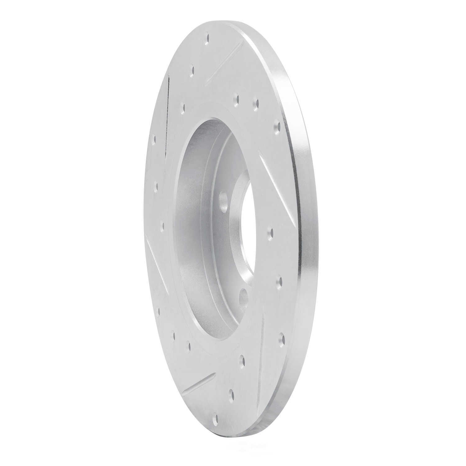 Dynamic Friction Company 631-31009R DFC Brake Rotor - Drilled And Slotted - Silver
