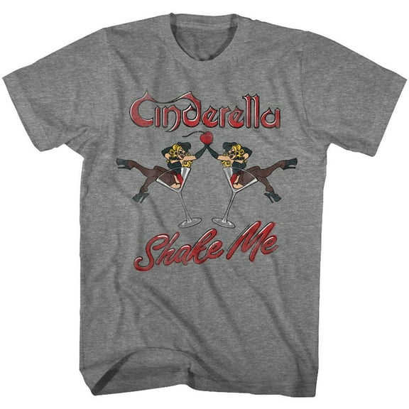 Cinderella Shake Me Reflect Graphite Heather Adult T-Shirt 5Xl