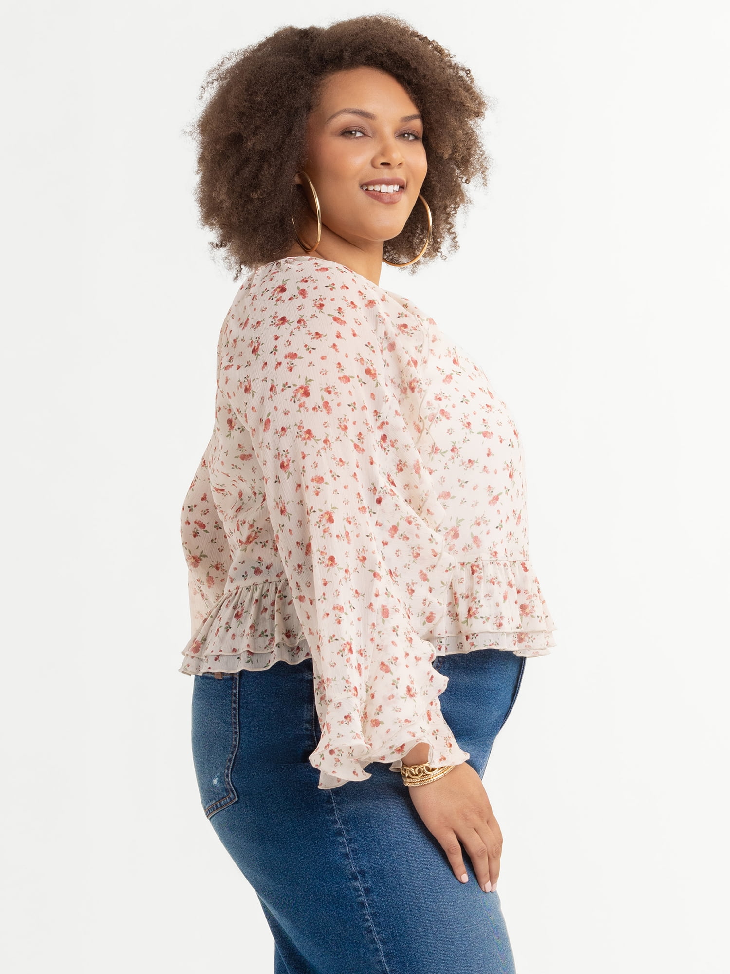 Jessica Simpson Women's Plus Size Ella Shirt, Sizes 0X-4X