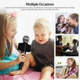 TUIBELYN Plastic Microphone with Stand for Karaoke Fun Stage Costume