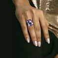 thumbnail image 5 of Everly Women's Created Sapphire Sterling Silver Ring, 5 of 8