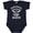 Navy Blue, variant on Inktastic Handpicked for Earth by My Gigi in Heaven with Angel Wings Boys or Girls Baby Bodysuit