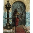 thumbnail image 3 of Rudolf Ernst 20x24 Black Modern Framed Museum Art Print Titled - Nubian Guard, 3 of 5