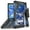 Blue Butterfly 2, variant on Tri Shield Rugged Cover + Holster Designed For Samsung Galaxy A13 5G Case Navy Blue/Black