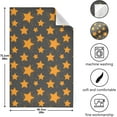 thumbnail image 3 of Bright Yellow Stars Black Background Kitchen Towel, Dish Towels Quick Drying Tea Towels Absorbent Hand Towels for Kitchen Sink Dinner Table 28 x 18 Inches, Set of 1, 3 of 7