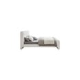 thumbnail image 6 of Meridian Furniture Stylus Cream Boucle Fabric King Bed, 6 of 8