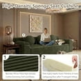 thumbnail image 6 of 71" Modern Corduroy Small Loveseat, Cloud Memory Foam Compressed Couch in a Box, Boneless Space-Saving Sofa for Living Room Bedroom Apartment, No Assembly, 6 of 7