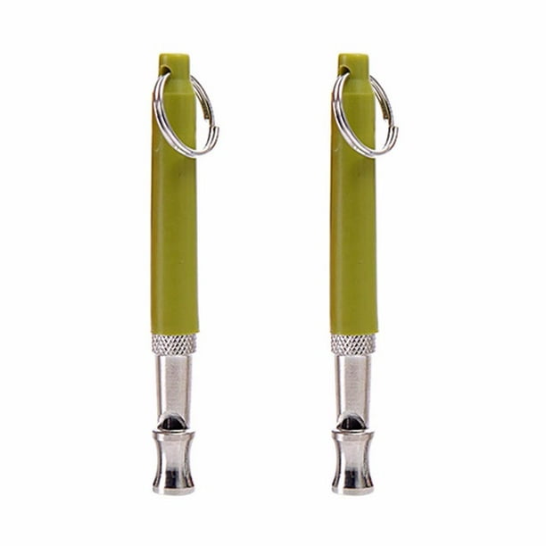 Xihbxyly Silbato de Adiestramiento para Perros, Silencioso, para Controlar Los Ladridos, Ligero y Portátil, Ideal para Perros, Loros y Conejos. Incluye Dos Silbatos.