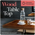 thumbnail image 5 of HEIRLOUM Reclaimed Wood Table Top - Rustic Recycled Solid Wood Perfect for Kitchens, Dining and Coffee Table Top (1pc 36" x 36", SRWT3636-2), 5 of 6