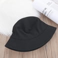 thumbnail image 2 of Sombrero de pescador para mujer, sombrero de pescador con visera solar lisa, sombrero de pescador con protección UV, sombrero para el sol blanco y negro, sombrero plegable para deportes al, 2 of 5