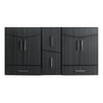 thumbnail image 1 of Imaginations Américaines  58 pouces W Vanity Base Set  Gris, 1 of 9