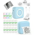thumbnail image 1 of Sticker Printer Print Pods Mini Printer with Rolls Sticky Papers Portable Sticker Maker Machine Thermal Label Maker Thermanote Phone Labeller for Photos Pictures Notes Graphics B, 1 of 8