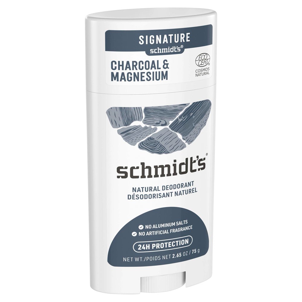 Schmidt's Aluminum Free Natural Deodorant Charcoal & Magnesium 2.65 Oz
