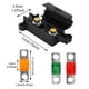 thumbnail image 4 of Kenally Paquete de 4 Universal Car Yacht 1-in-1-out 12/24V Bloque de fusibles Camiones Panel de distribución de energía Tablero Fusibles Caja de Vehículos, repuestos y accesorios Mis 50A Kenally VI016454-03B, 4 of 6