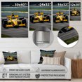 thumbnail image 4 of Designart "Rush of Formula Car at Speedway II" Racing Metal Wall Art, 4 of 5