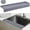 Gray, variant on Sink Edge Protector with Suction Cup 20" , Silicone Sink Splash Guard for Kitchen & Bathroom, Protect Countertop from Scratches, Stains, for Stainless Steel Granite Quartz-Clear