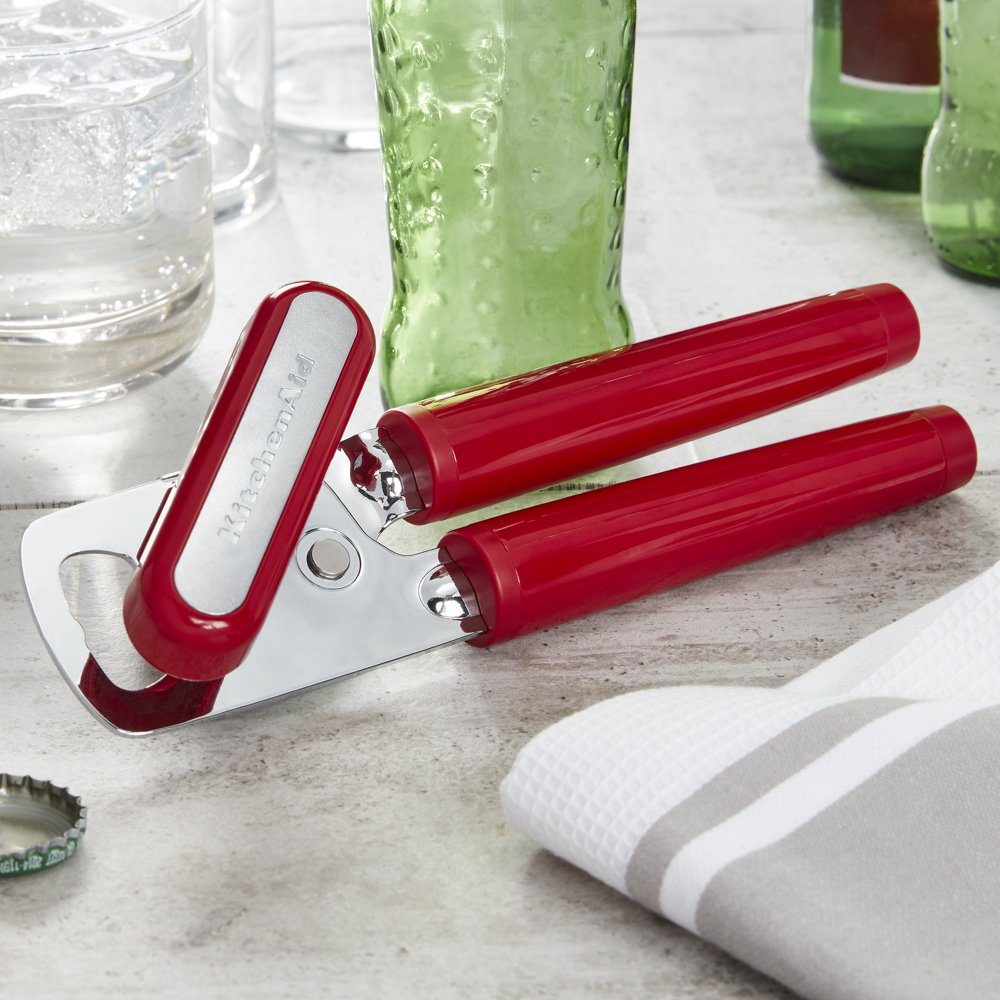 KitchenAid Multi Function Can Opener with Bottle Opener in Red