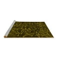thumbnail image 2 of Ahgly Company Machine Washable Indoor Square Persian Yellow Bohemian Area Rugs, 8' Square, 2 of 4