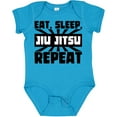 thumbnail image 3 of Inktastic Eat, Sleep, Jiu Jitsu, Repeat Boys or Girls Baby Bodysuit, 3 of 5