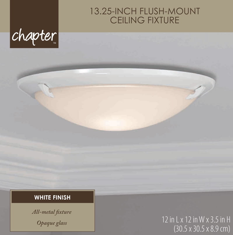 chapter 12 inch flush mount ceiling fixture