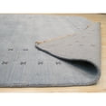 thumbnail image 3 of EORC Eastern Rugs LL4LB10X14 10 x 14 ft. Handmade Wool Blue Transitional Solid Lori Baft Rug, 3 of 4