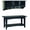 Black, variant on Alaterre 8 Hook Shaker Cottage Bench and Coat Hook with Storage, Chocolate, 75 lb Limit