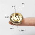 thumbnail image 5 of Decorative Incense Burner Mini Incense Holders Brass Heat-resistant Bases with Multiple Holes for Sandalwood Incense Burning, 5 of 5