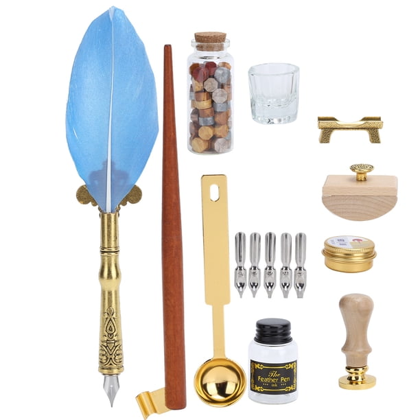 Juego De Bolígrafos De Inmersión De Plumas, Kit De Bolígrafos De Plumas, Duradero De Usar, Posee Una Forma Simple De Estilo Europeo Retro Amigos Para Regalos Escuela En Casa ANGGREK Otros