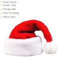 thumbnail image 4 of Gorro navideño rojo para alegrar las fiestas Gorro de Papá Noel unisex, 4 of 7