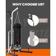 thumbnail image 5 of ZTTENLLY Hanging Punching Bag - Pre-Filled, PU Leather, Excellent Rebound - Heavy Boxing Bag for Adults Kids Great for Boxing, MMA, Kickboxing…, 5 of 6