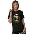 thumbnail image 5 of Betty Boop Christmas Santa Wreath Women's Graphic T Shirt Tees Brisco Brands S, 5 of 5