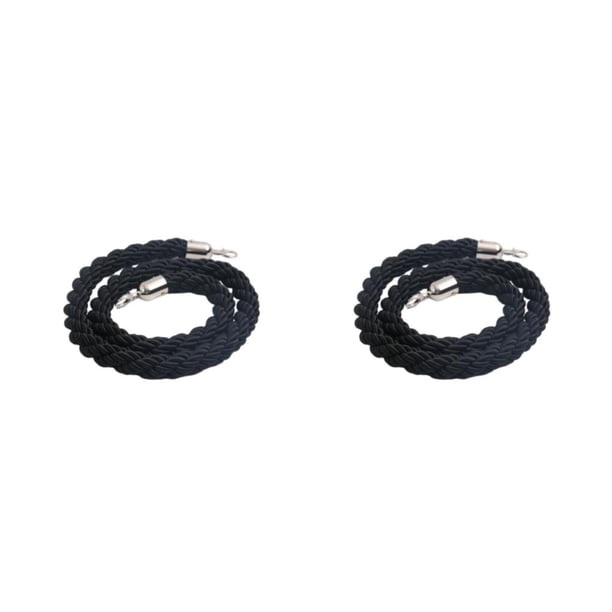 Cuerda de control de multitudes Monstrate liviana portátil tela gestión de multitudes On-Go negro W05-9 2Conjunto
