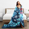 thumbnail image 5 of Boys Girls Blanket Super Soft Cozy Warm Plush Throw Blanket, Lightweight Fuzzy Flannel Blankets for Couch Sofa Bed Travel and Camping Gifts 40"X30", 5 of 8