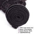 thumbnail image 5 of Ustar Brazilian Deep Wave 3 Bundles with Closure - Virgin Hair Deep Wave Human Hair Deep Curly Bundles with Lace Closure (12 closure+14 16 18), 5 of 5