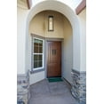 thumbnail image 4 of 1 Light Outdoor Chain Mount Lantern In Industrial Style 8 Inches Wide By 26.75 Inches High-Deep Bronze/Outdoor Brass Finish Z-Lite 584Chb-Dbz-Obs, 4 of 5