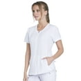 thumbnail image 3 of Infinity Cherokee Women Nurse Scrubs Top Zip Front V-Neck CK810A, 3 of 5